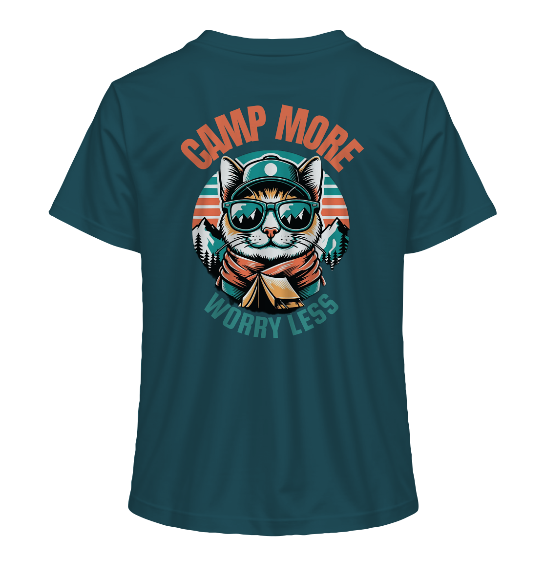Camp More Worry Less - Ladies Organic Shirt