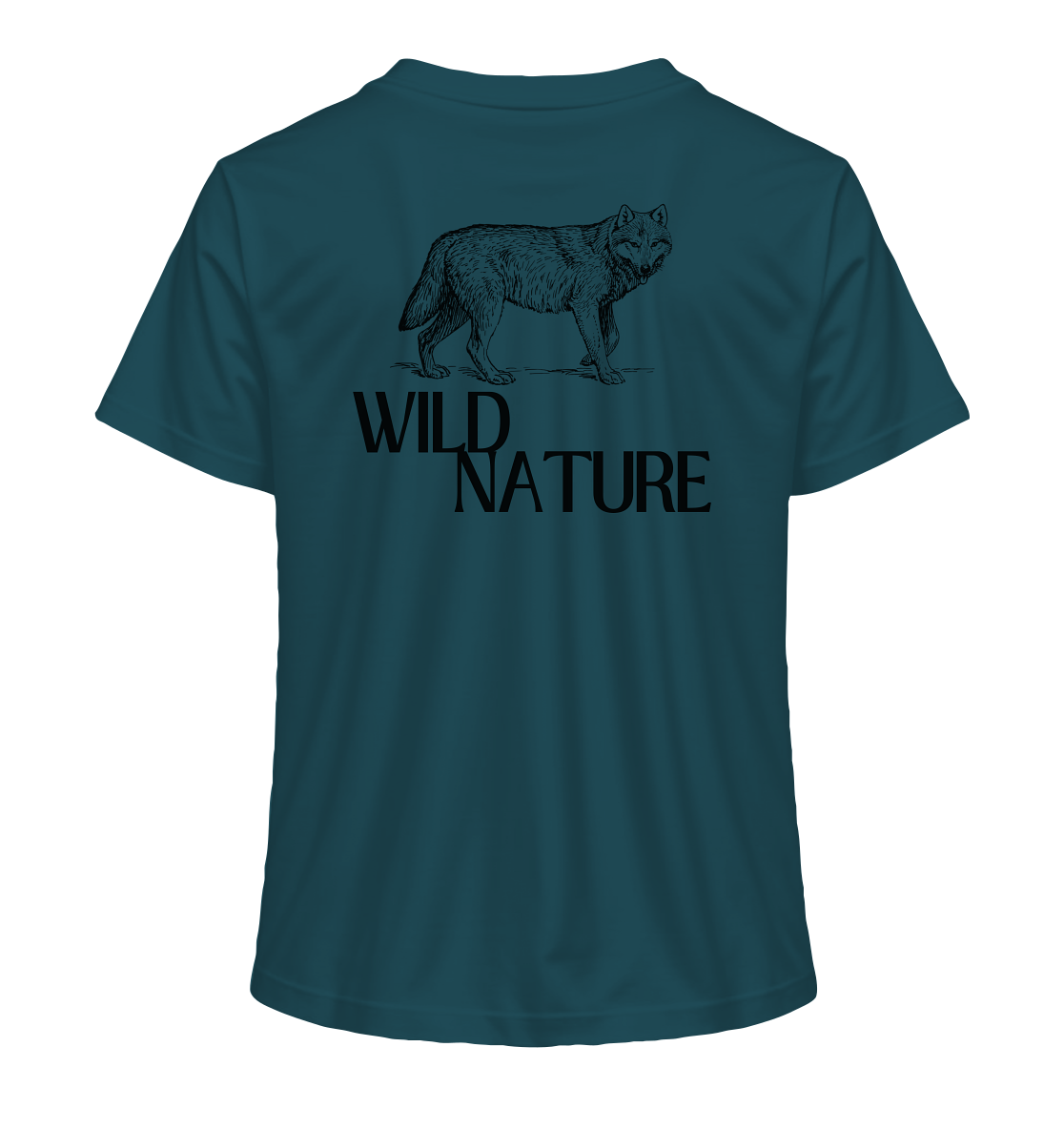 Wild Nature Wolf - Ladies Organic Shirt