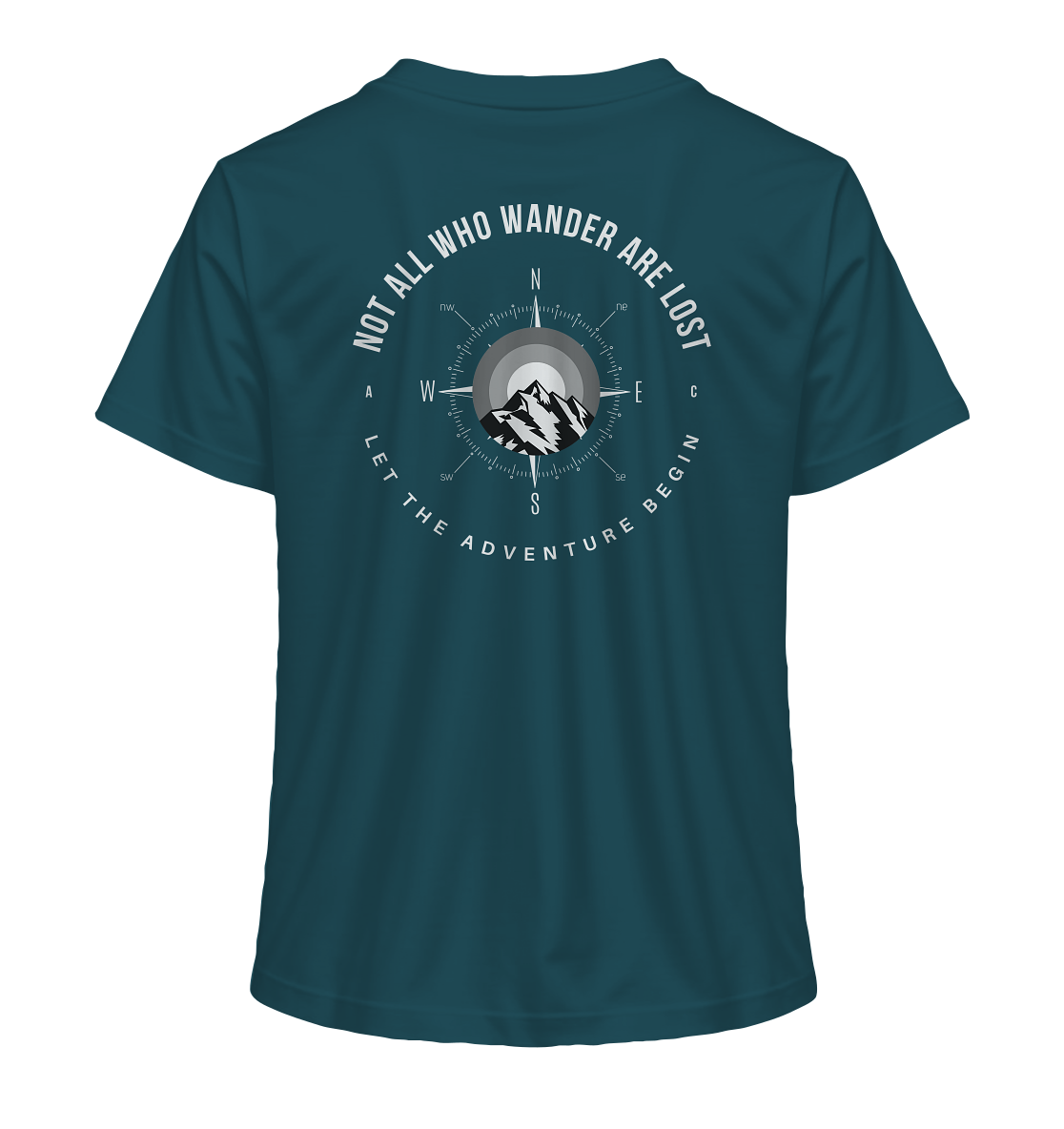 Not All Who Wander Are Lost - Ladies Organic Shirt