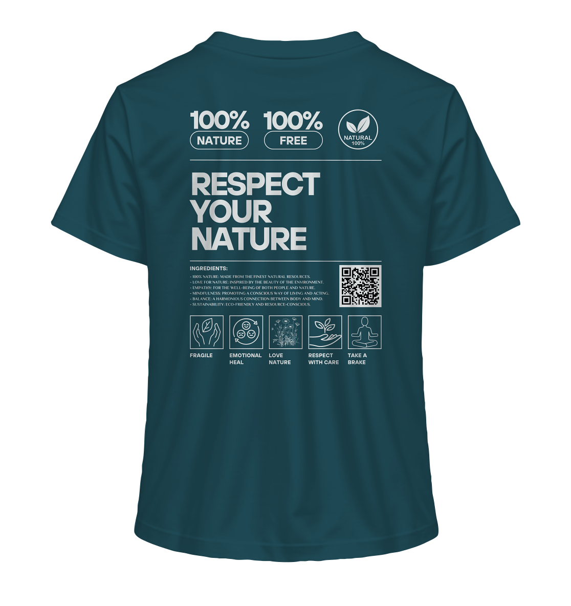 Respect Your Nature - Ladies Organic Shirt