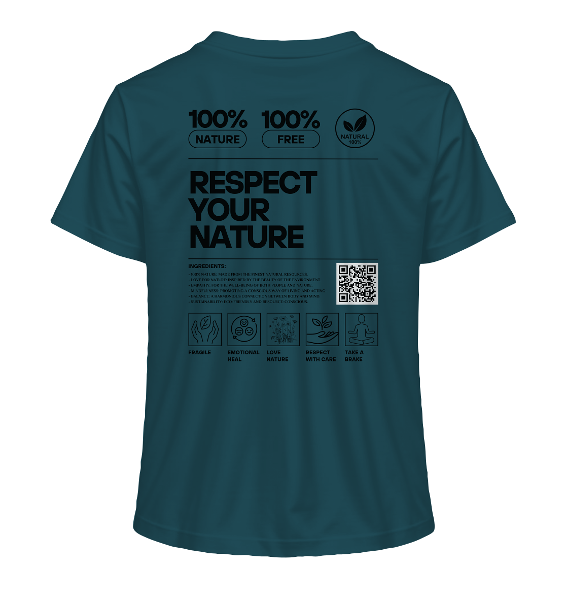 Respect Your Nature - Ladies Organic Shirt