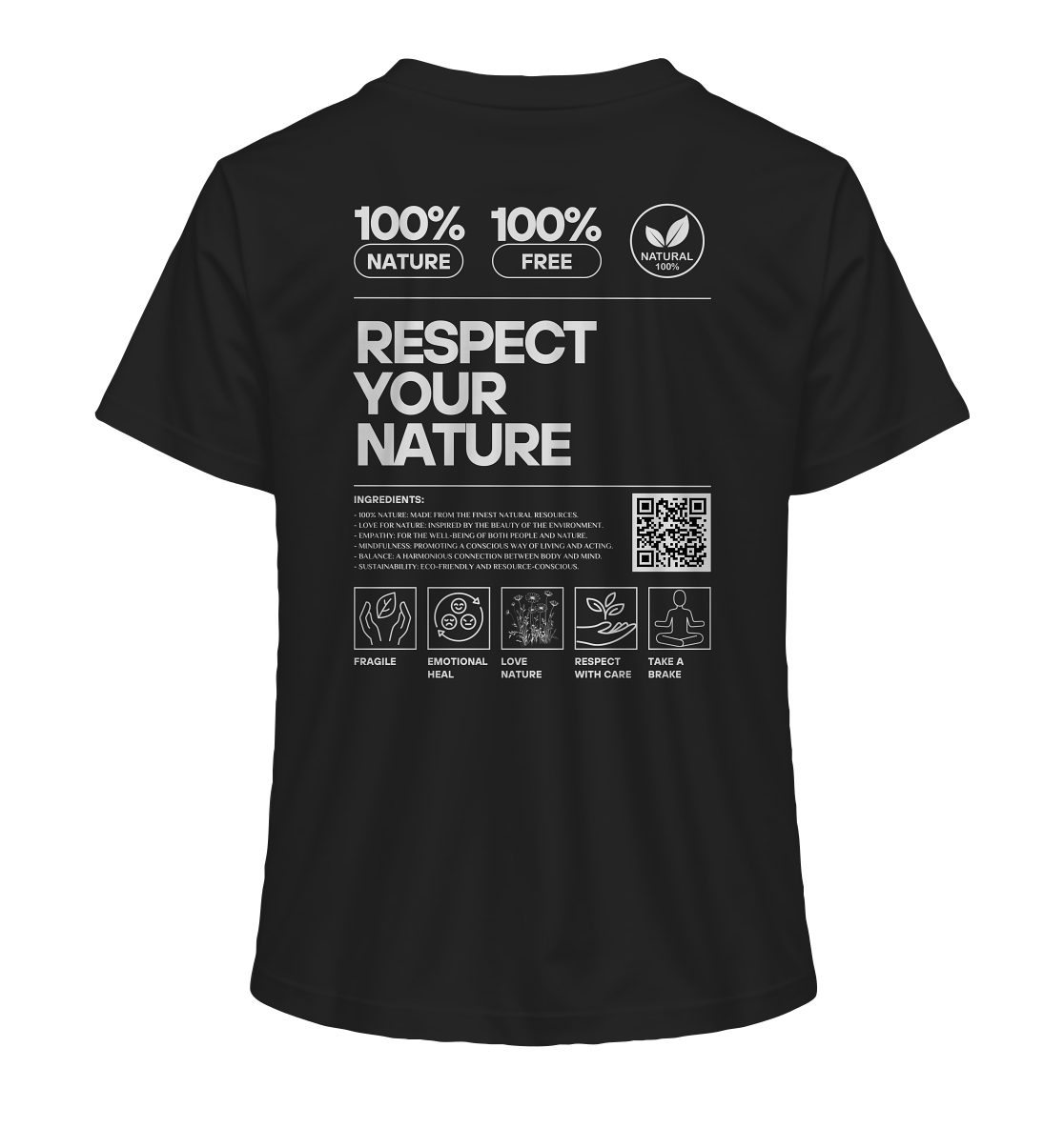 Respect Your Nature - Ladies Organic Shirt