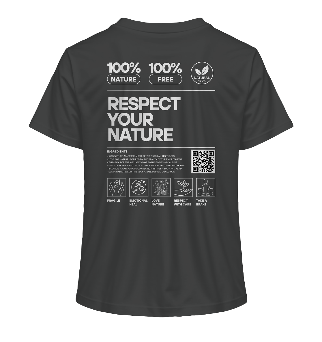 Respect Your Nature - Ladies Organic Shirt