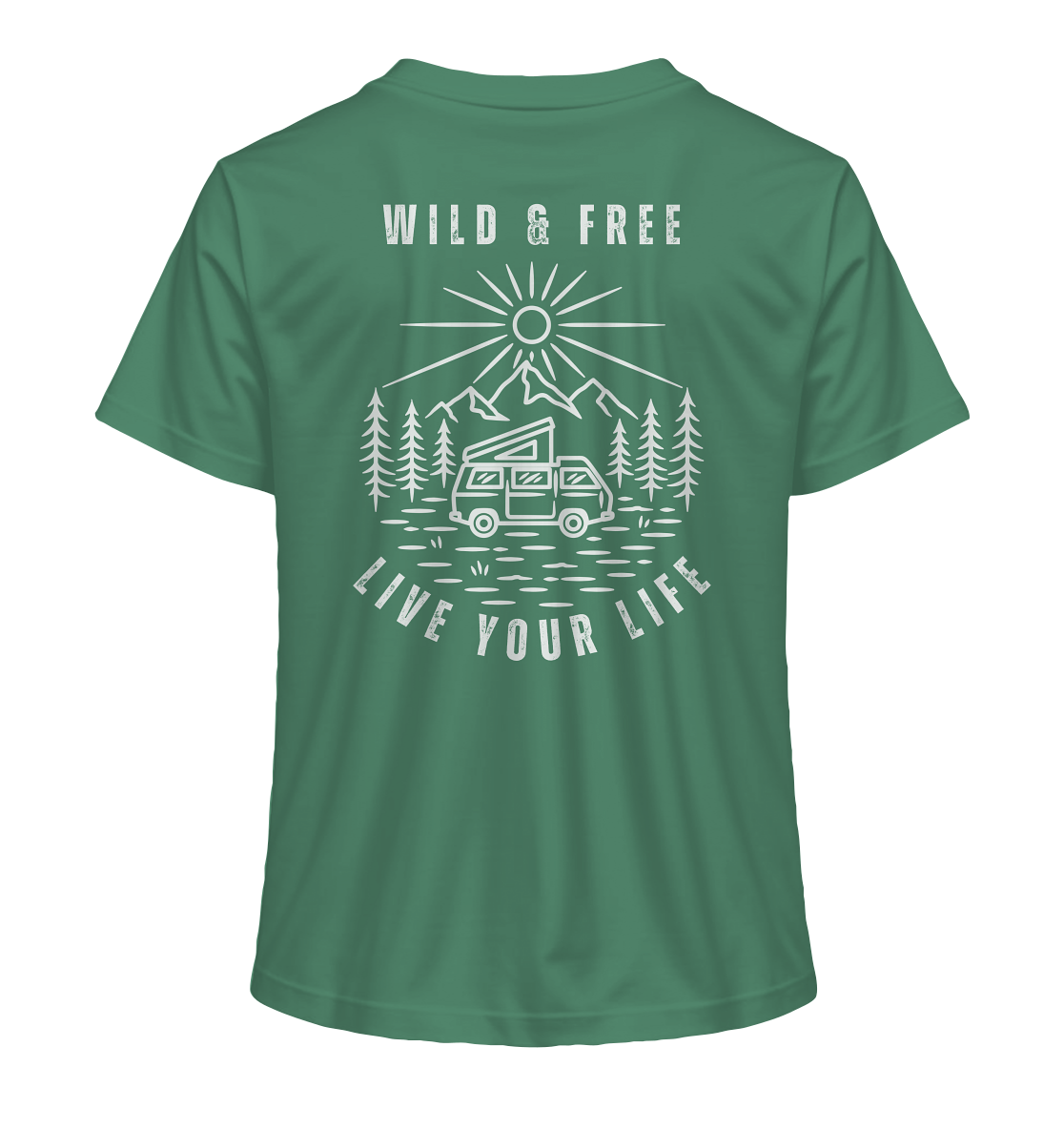 Wild & Free – Live Your Life - Ladies Organic Shirt