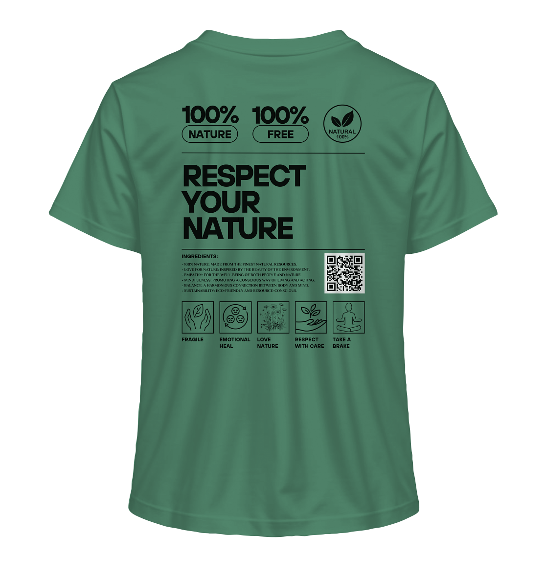 Respect Your Nature - Ladies Organic Shirt