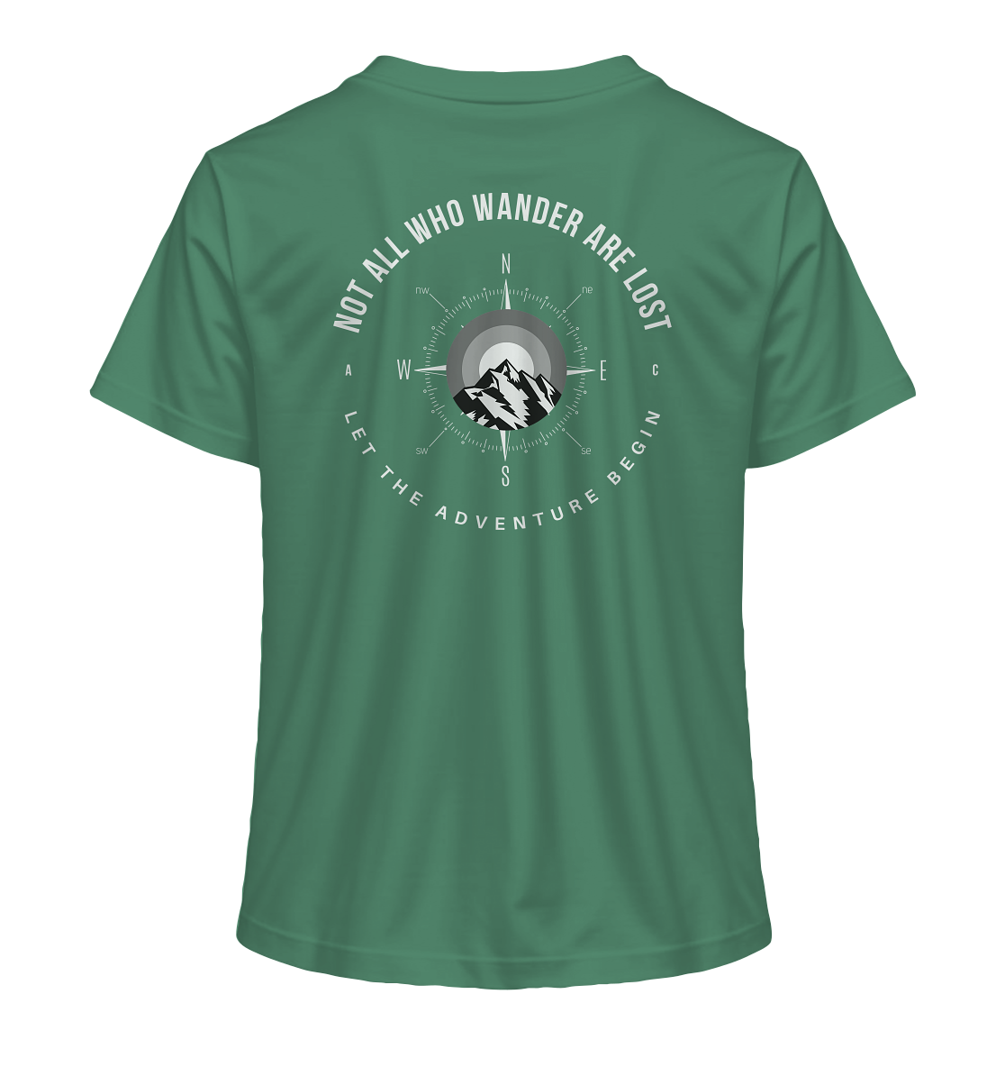 Not All Who Wander Are Lost - Ladies Organic Shirt