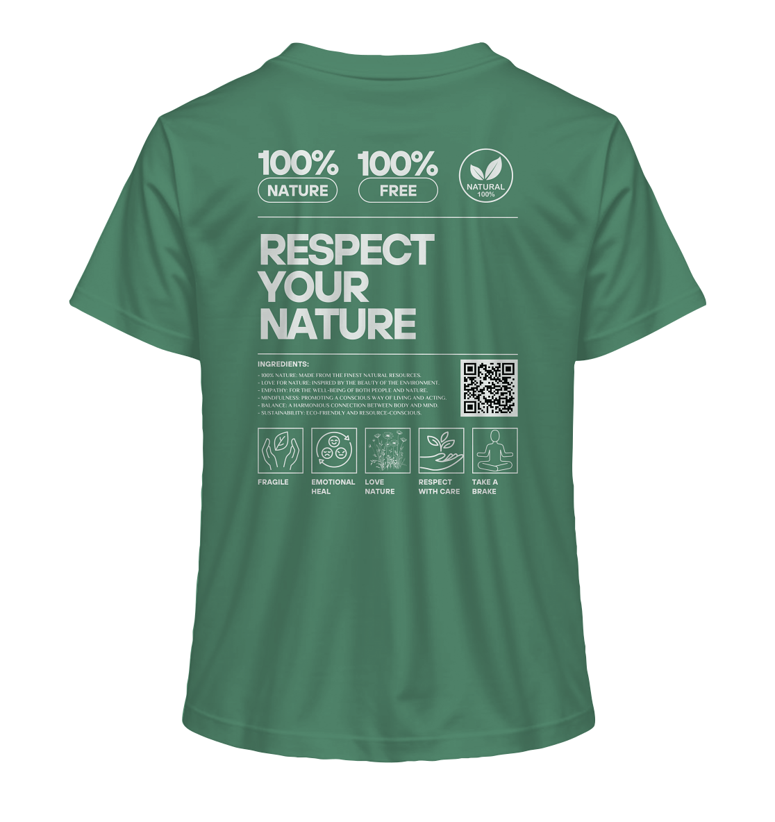 Respect Your Nature - Ladies Organic Shirt