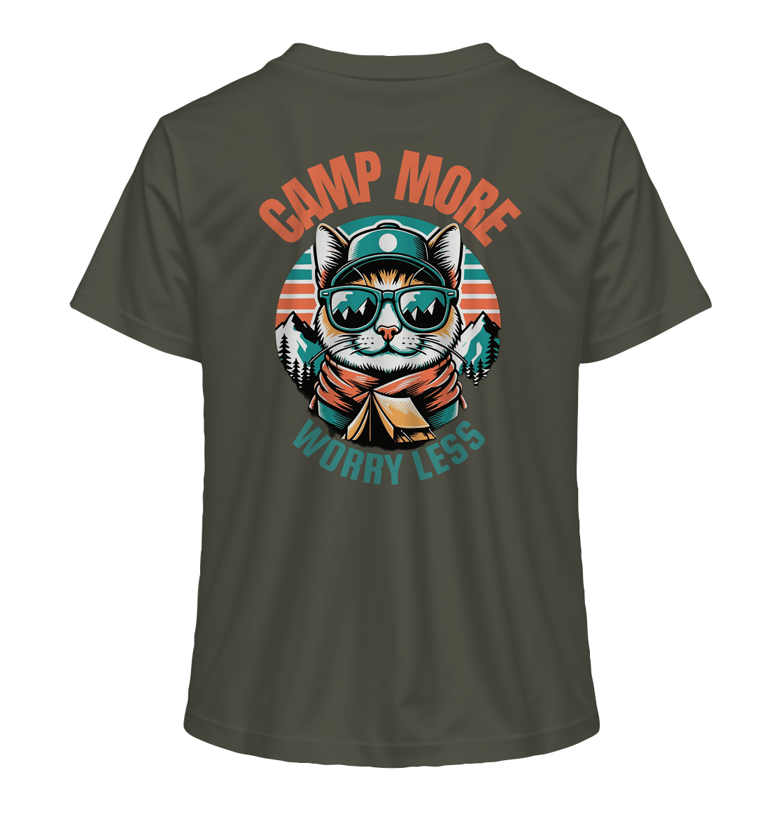 Camp More Worry Less - Ladies Organic Shirt