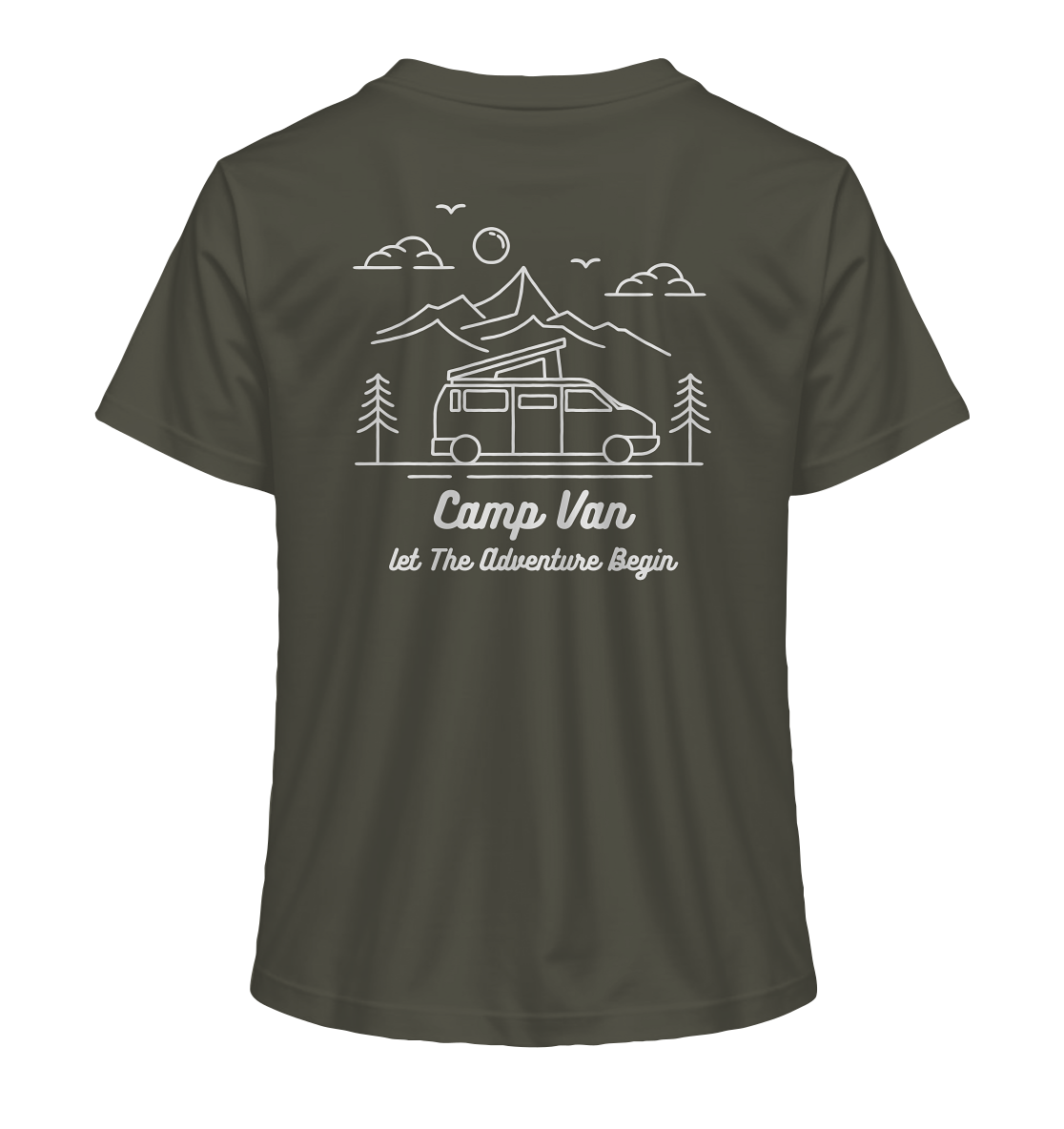 Camper Van Adventure - Ladies Organic Shirt