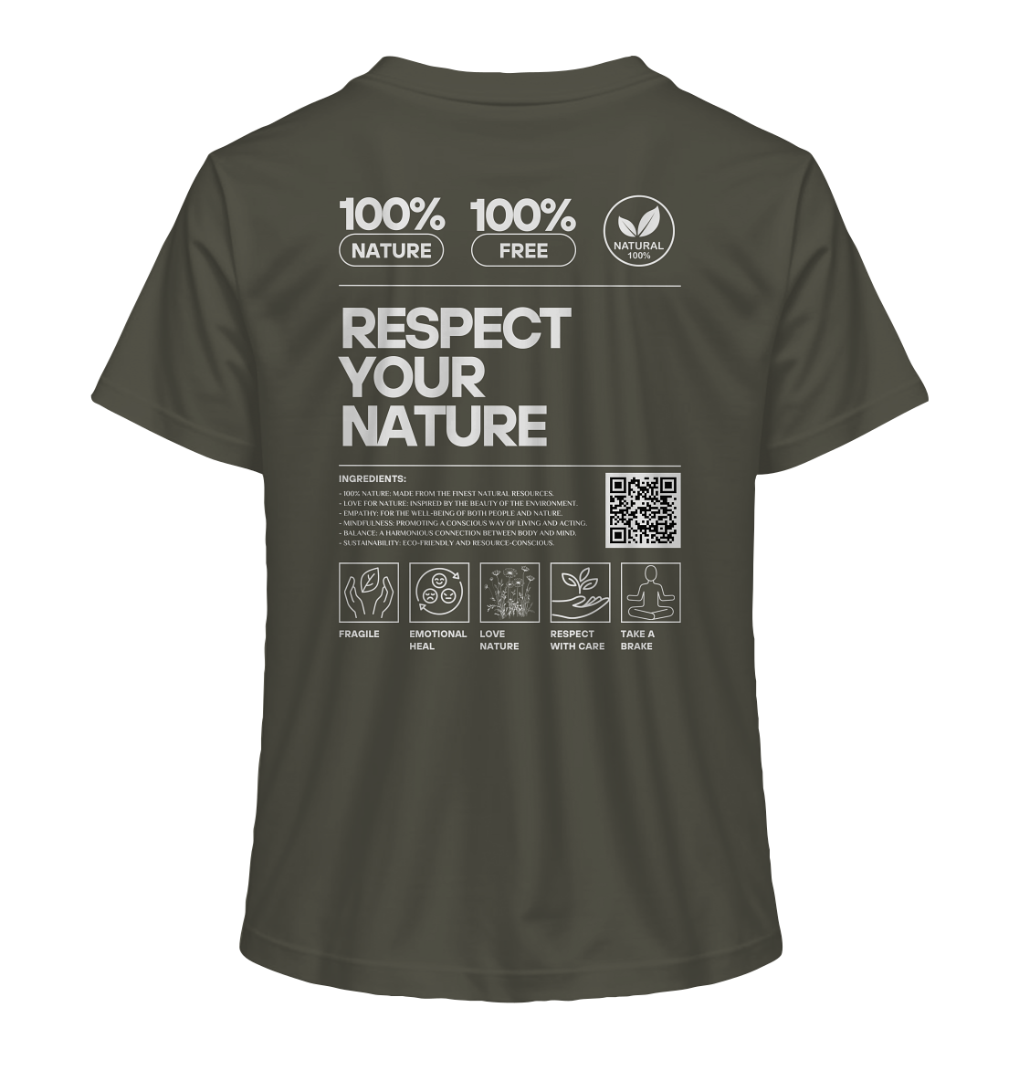 Respect Your Nature - Ladies Organic Shirt
