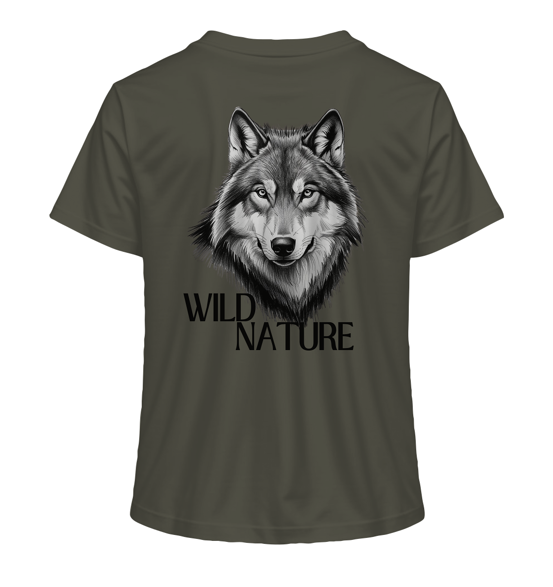 Wild Nature Wolf - Ladies Organic Shirt