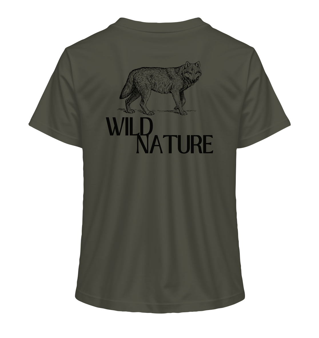 Wild Nature Wolf - Ladies Organic Shirt