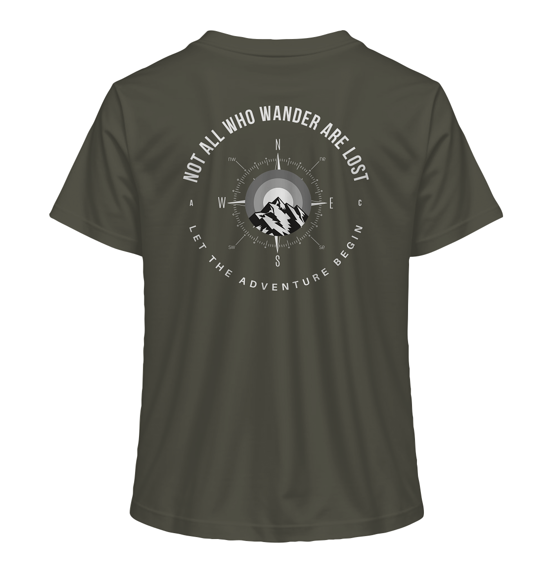 Not All Who Wander Are Lost - Ladies Organic Shirt
