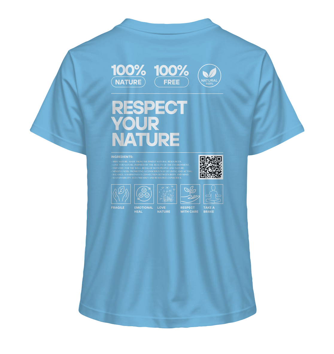 Respect Your Nature - Ladies Organic Shirt