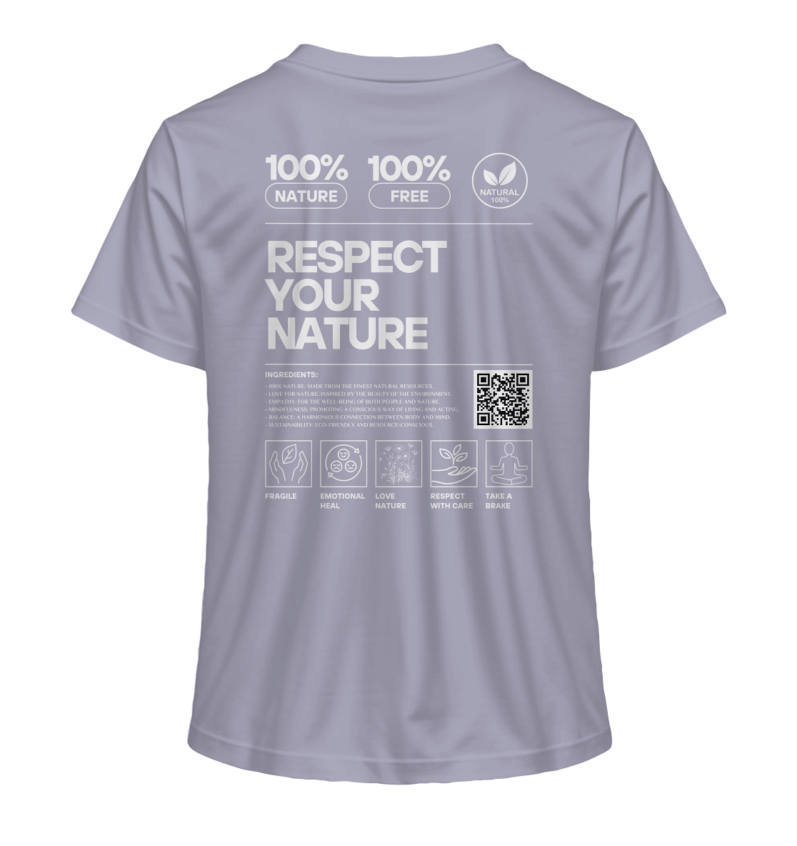Respect Your Nature - Ladies Organic Shirt