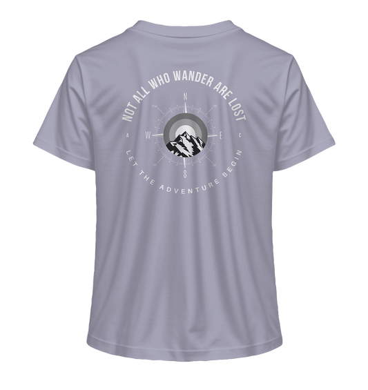 Not All Who Wander Are Lost - Ladies Organic Shirt