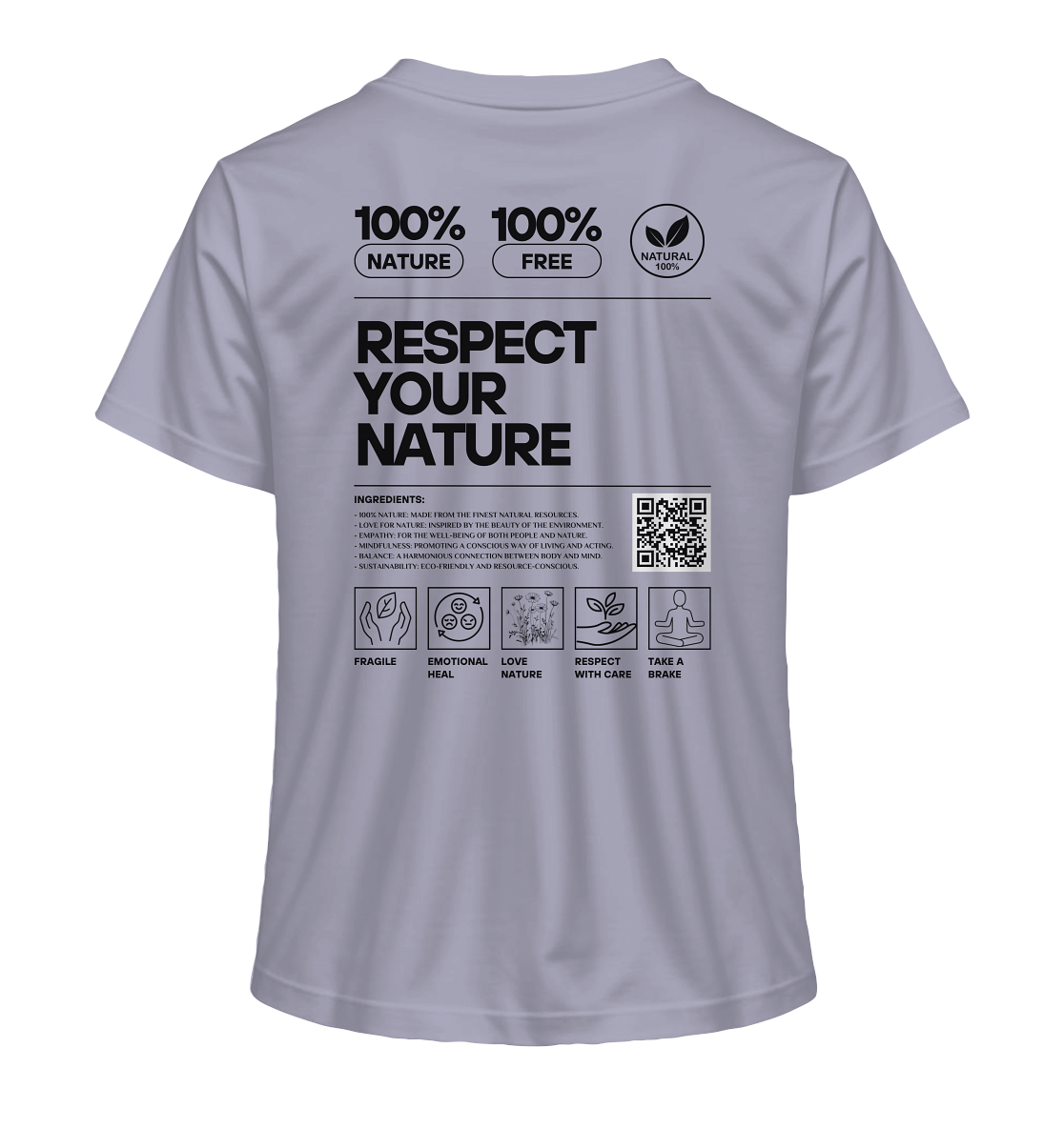 Respect Your Nature - Ladies Organic Shirt