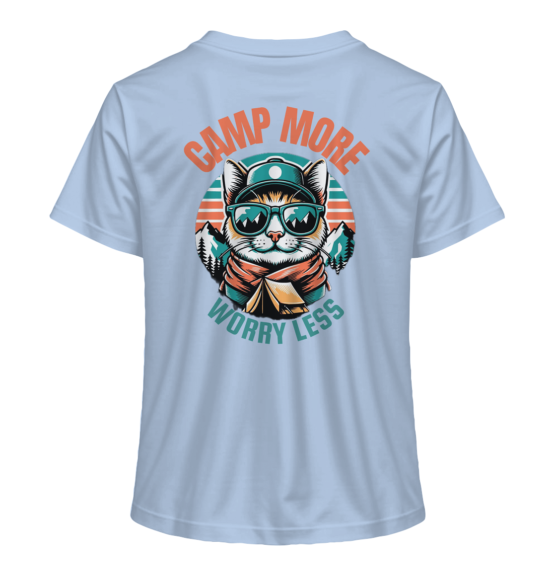 Camp More Worry Less - Ladies Organic Shirt