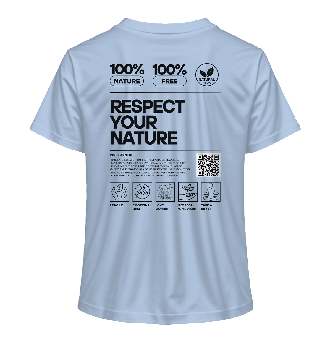 Respect Your Nature - Ladies Organic Shirt