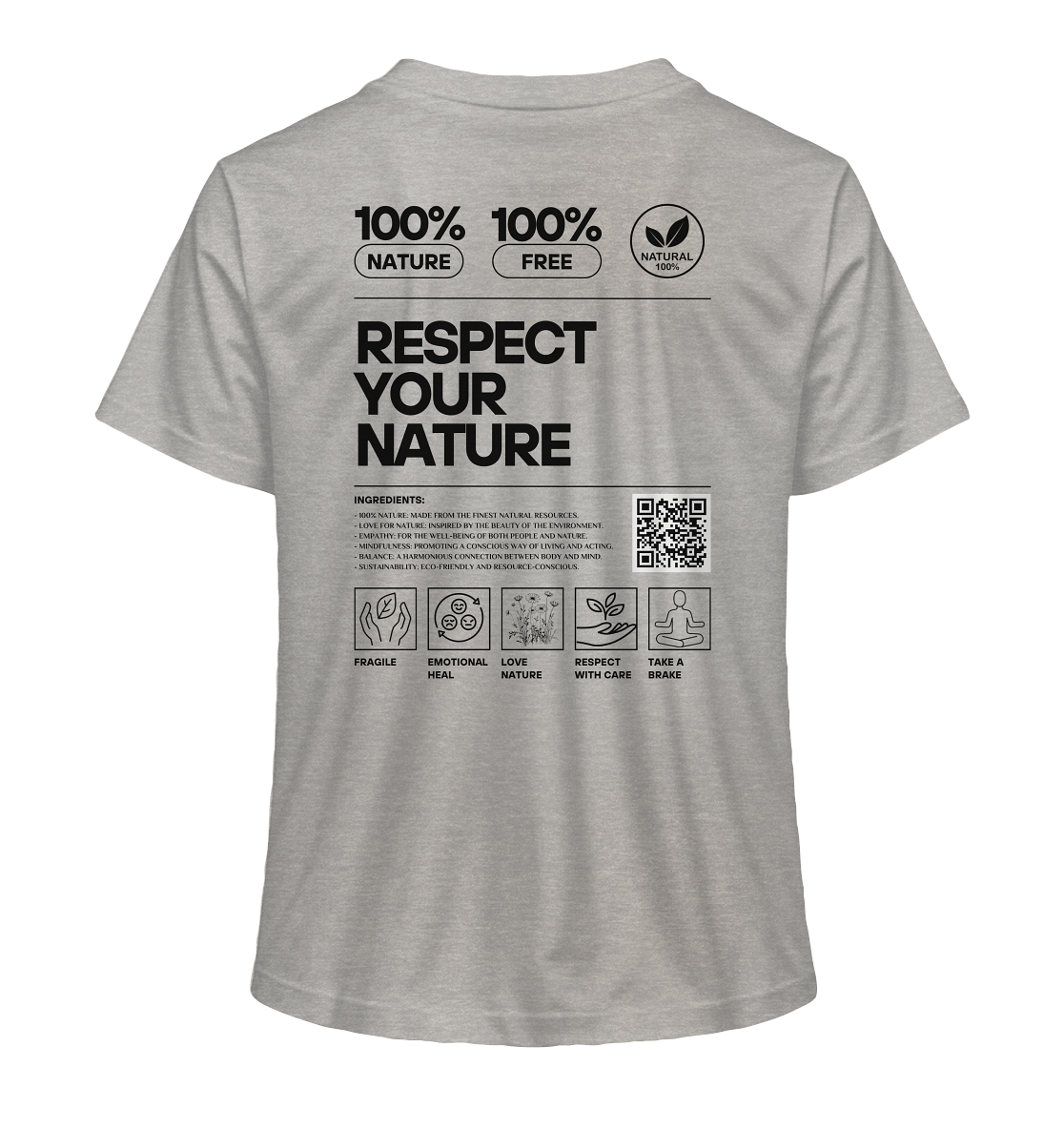 Respect Your Nature - Ladies Organic Shirt