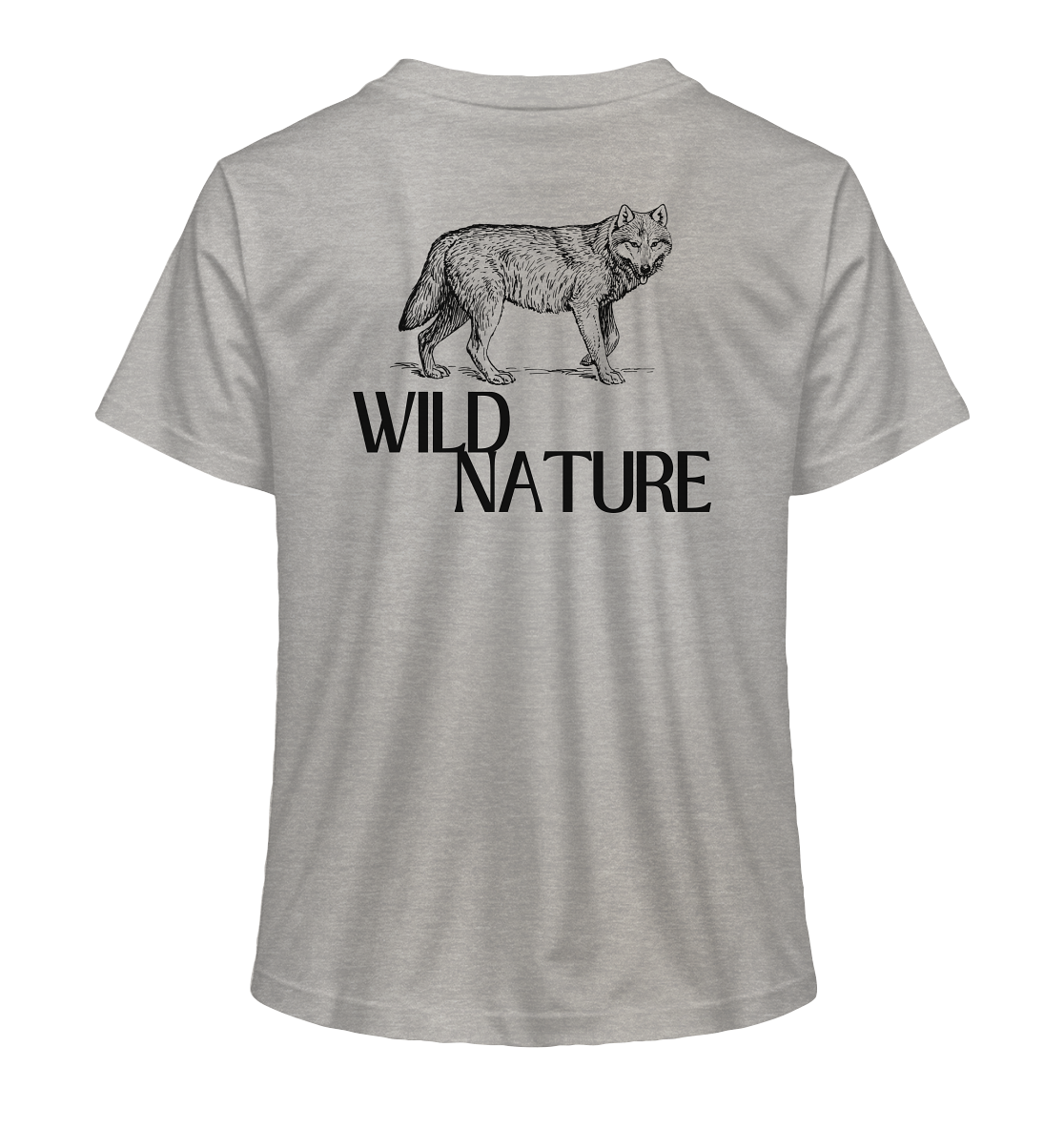 Wild Nature Wolf - Ladies Organic Shirt