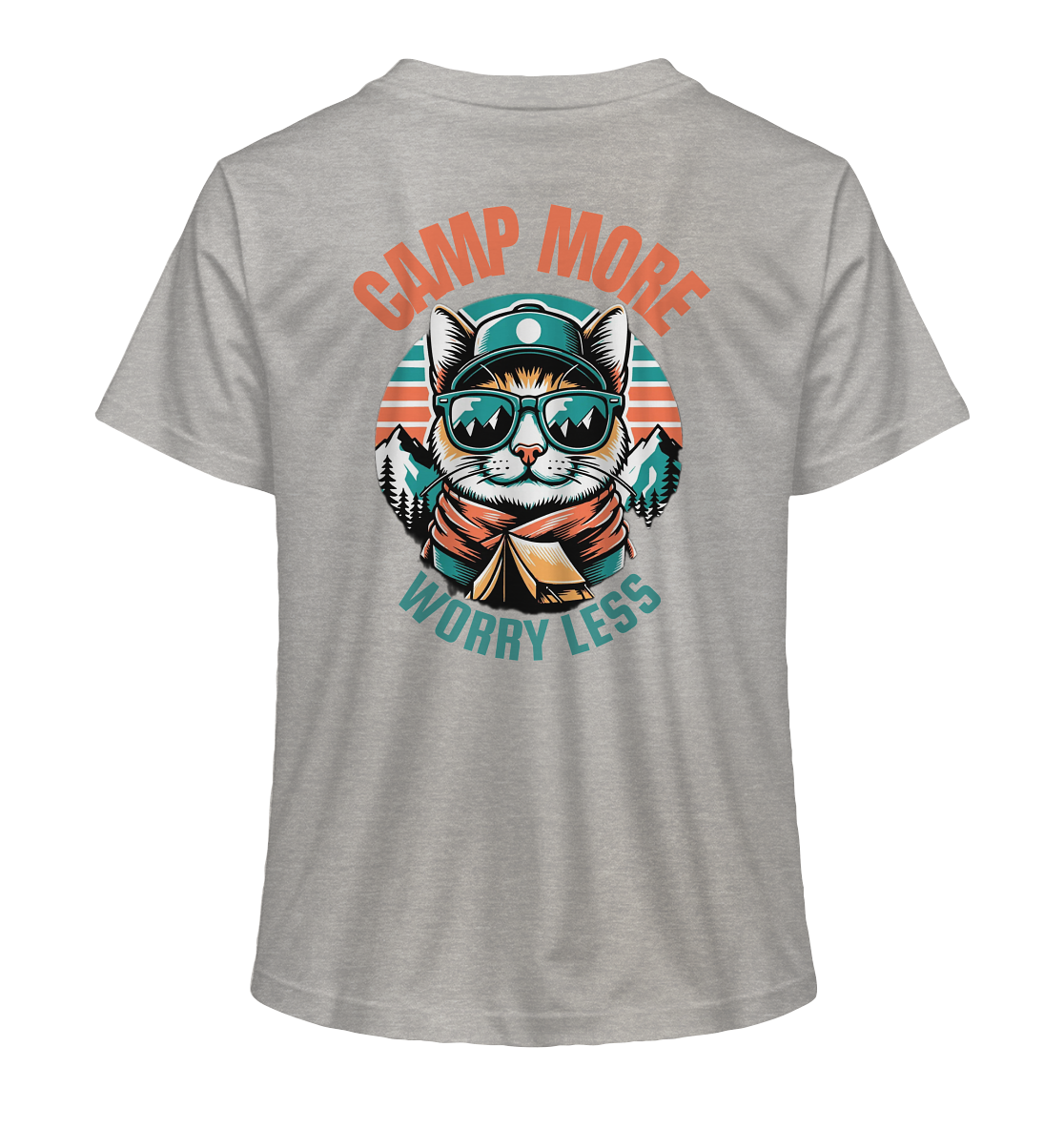 Camp More Worry Less - Ladies Organic Shirt