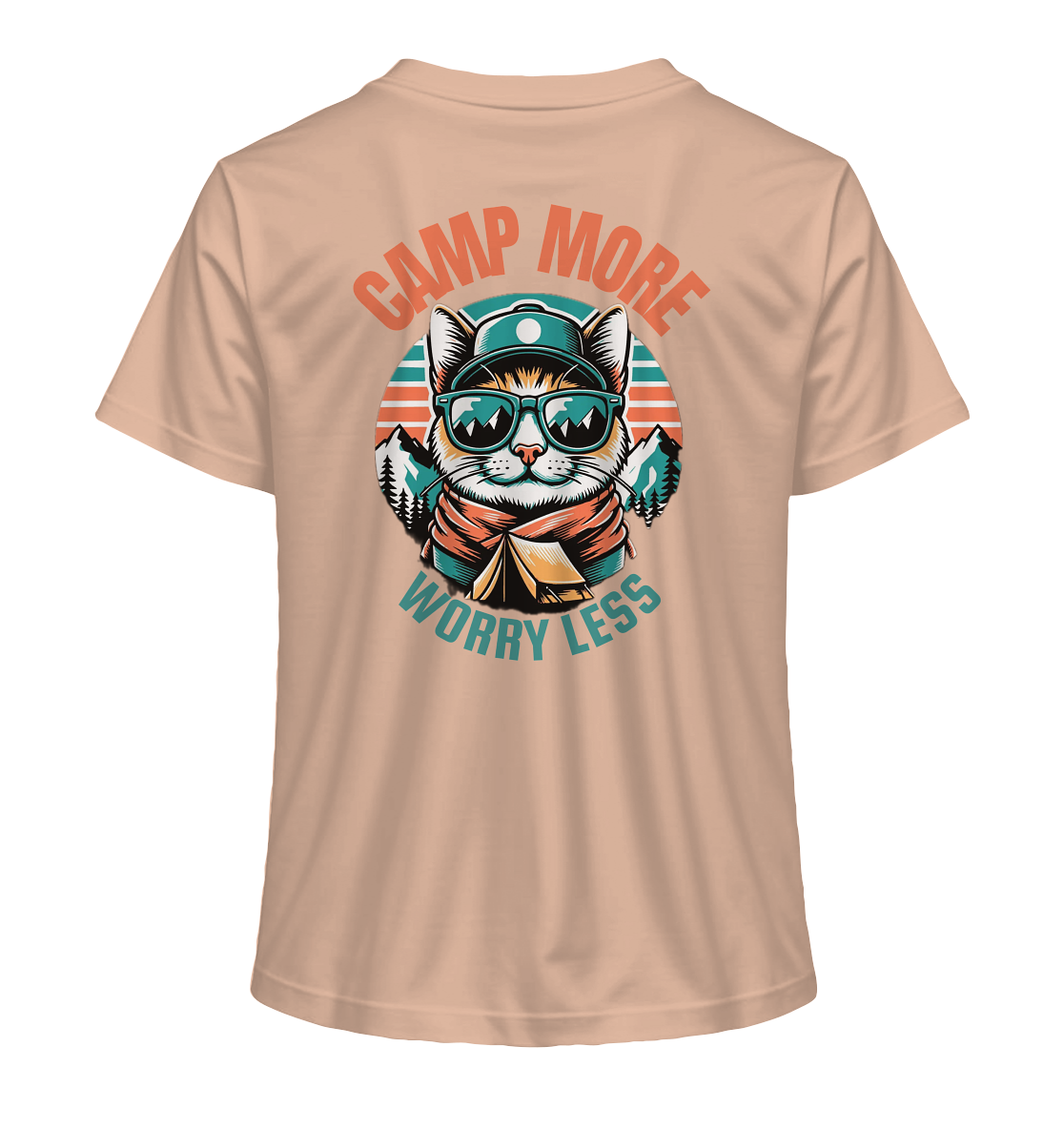 Camp More Worry Less - Ladies Organic Shirt
