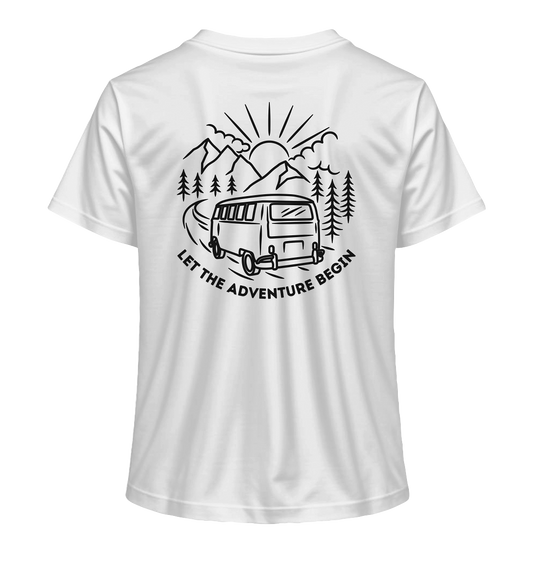 Let The Adventure Begins - Ladies Organic Shirt