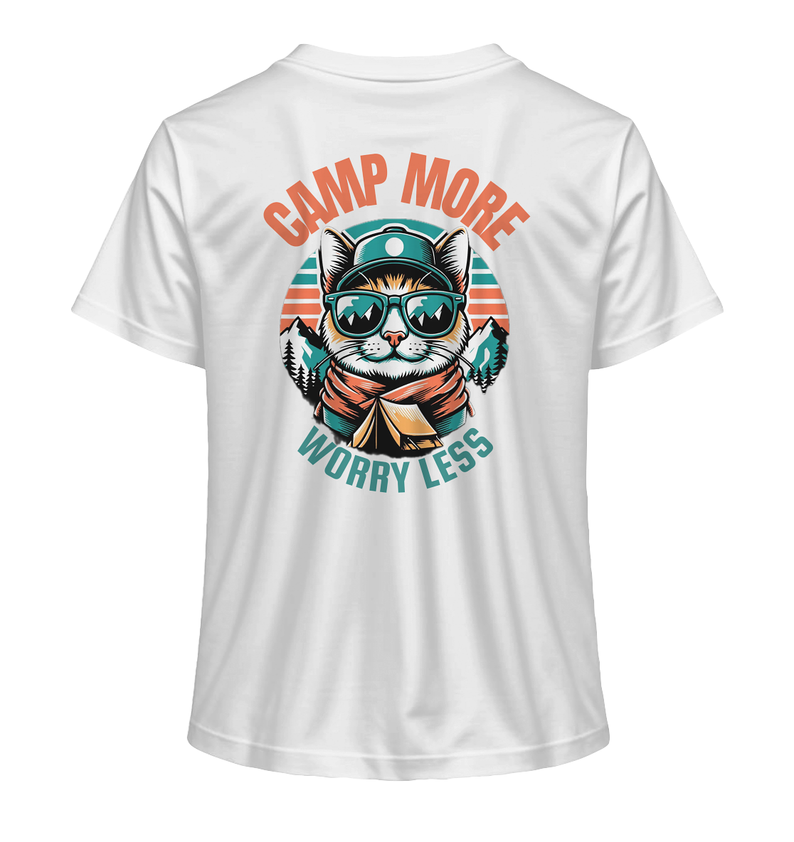 Camp More Worry Less - Ladies Organic Shirt