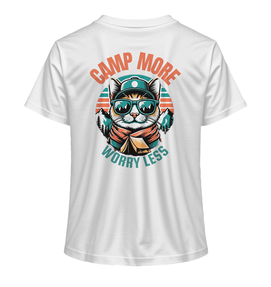 Camp More Worry Less - Ladies Organic Shirt