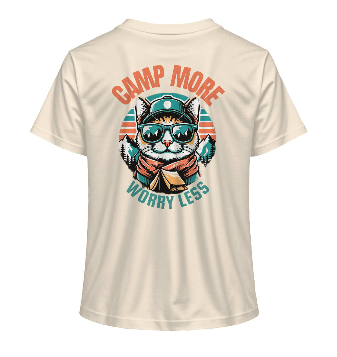 Camp More Worry Less - Ladies Organic Shirt
