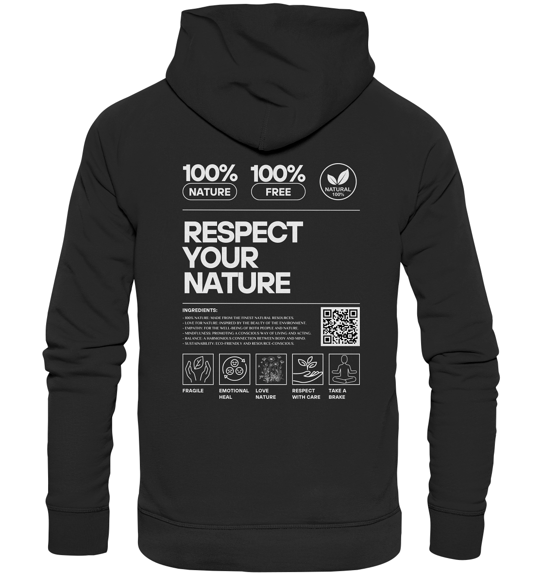 Respect Your Nature - Organic Hoodie