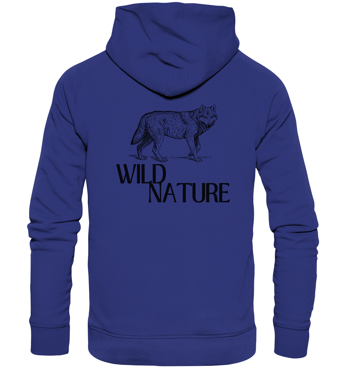 Wild Nature Wolf - Organic Hoodie