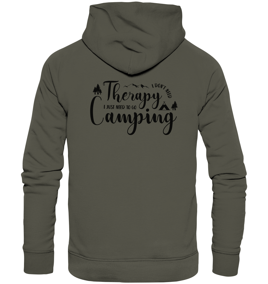 Camping Therapy - Organic Hoodie