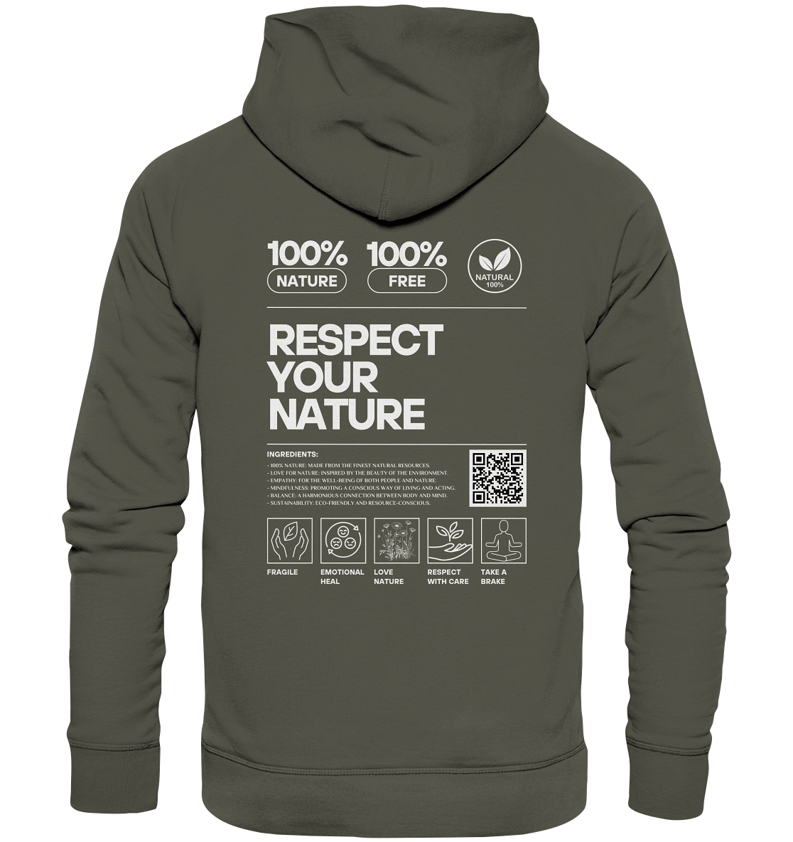 Respect Your Nature - Organic Hoodie