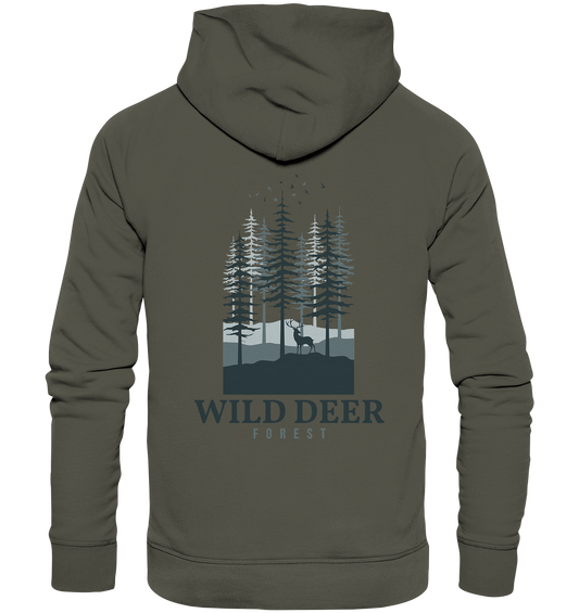 WILD DEER – Forest Edition - Organic Hoodie
