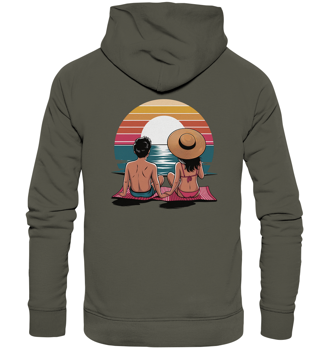 SUNSET COUPLE – Ocean Moments - Organic Hoodie