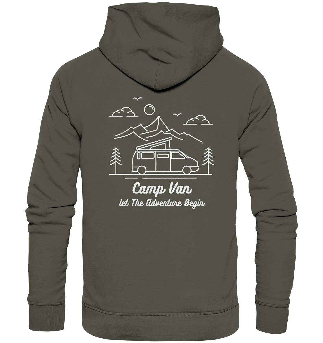 Camper Van Adventure - Organic Hoodie