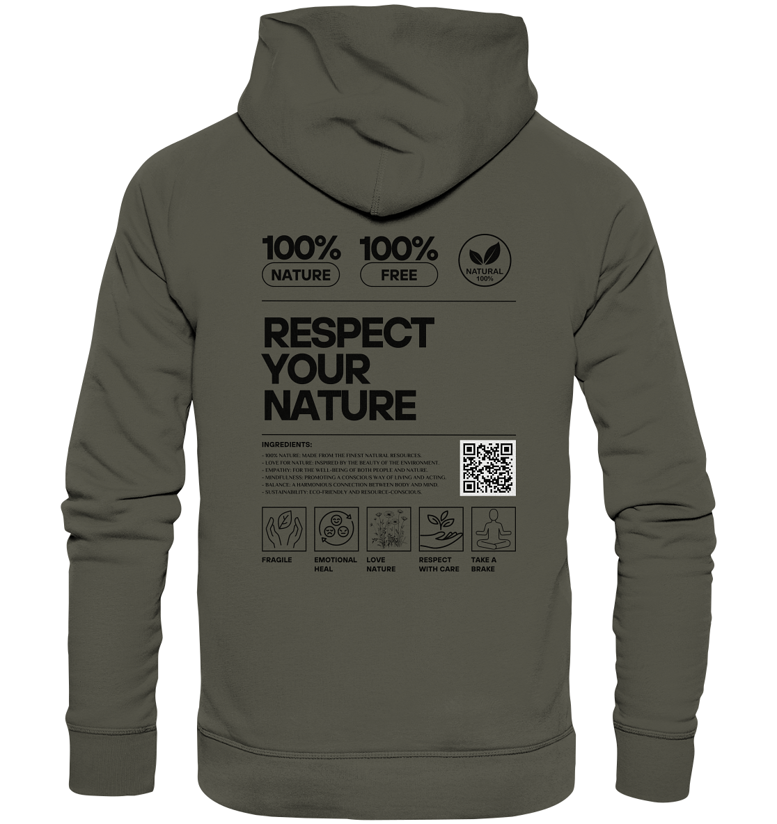 Respect Your Nature - Organic Hoodie