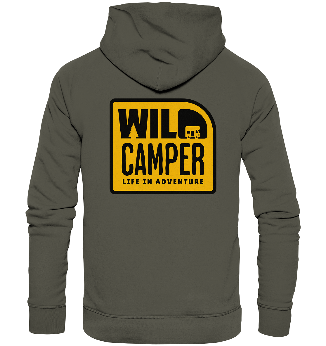 Wild Camper – Life in Adventure - Organic Hoodie