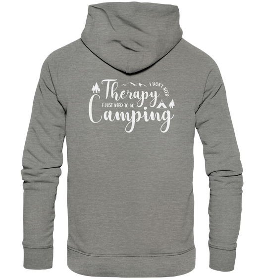 Camping Therapy - Organic Hoodie