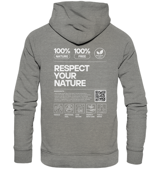 Respect Your Nature - Organic Hoodie