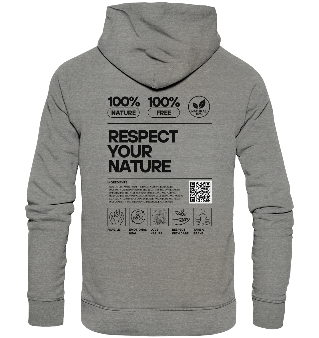 Respect Your Nature - Organic Hoodie