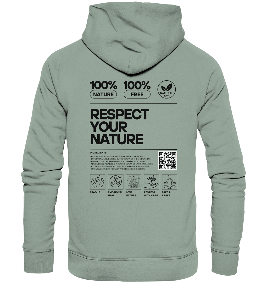 Respect Your Nature - Organic Hoodie