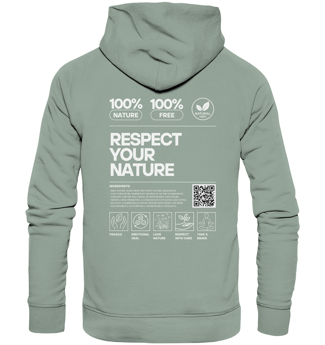 Respect Your Nature - Organic Hoodie