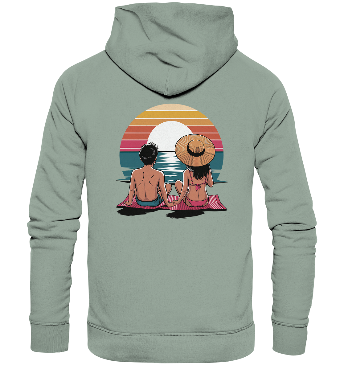 SUNSET COUPLE – Ocean Moments - Organic Hoodie