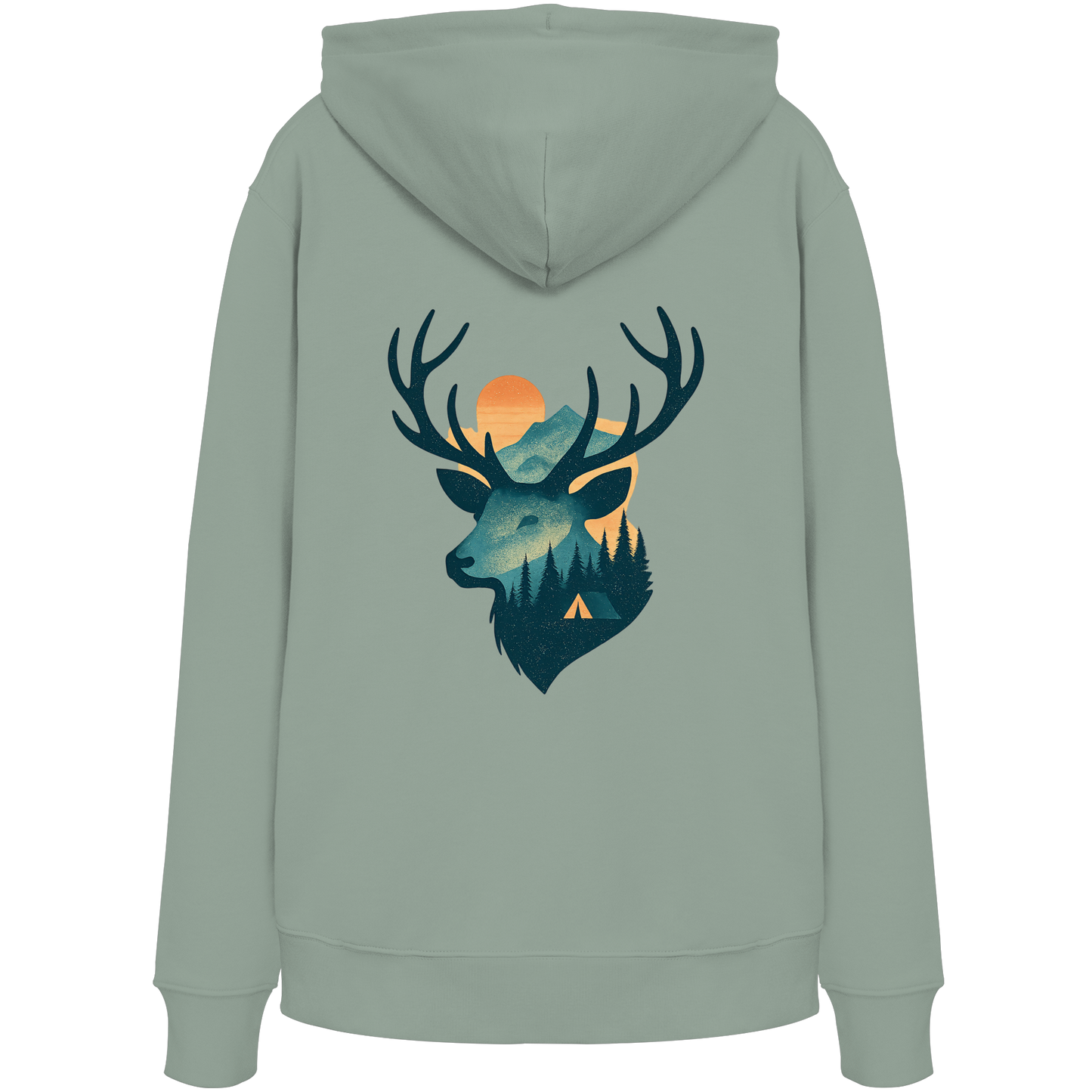 Hirsch – Strength of the Wild - Organic Hoodie