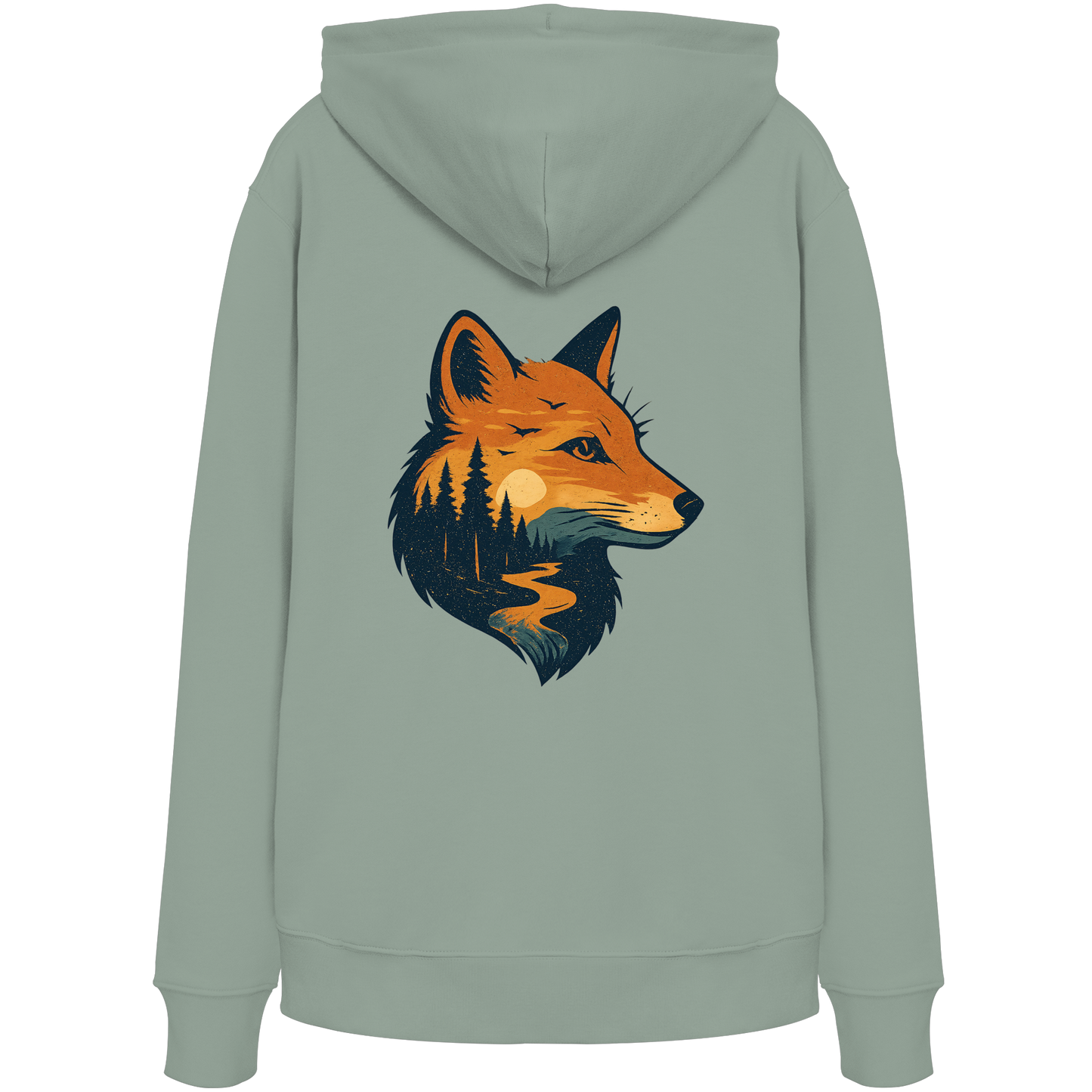 Fox – Curious Spirit - Organic Hoodie