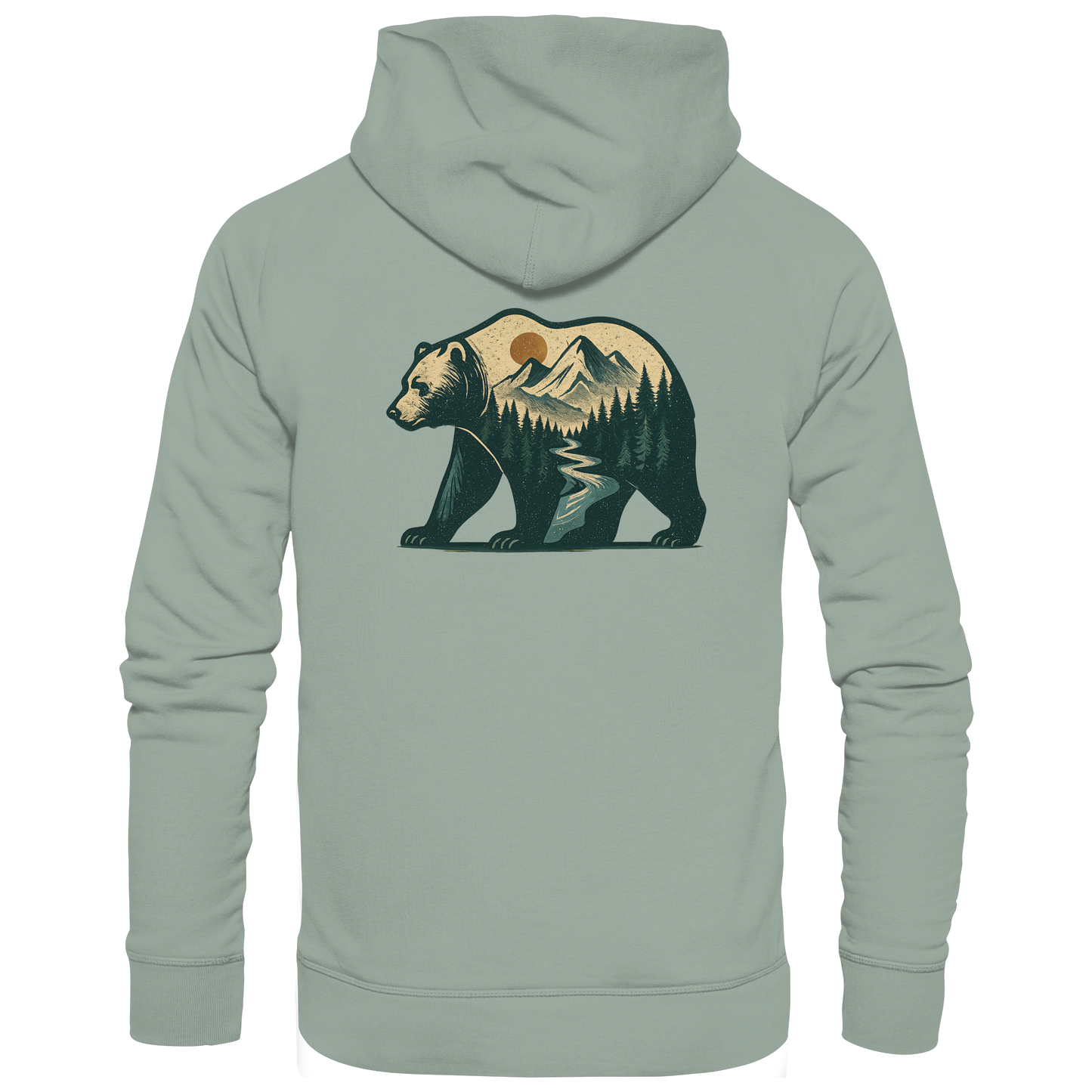 Bear – Spirit of Power - Organic Hoodie