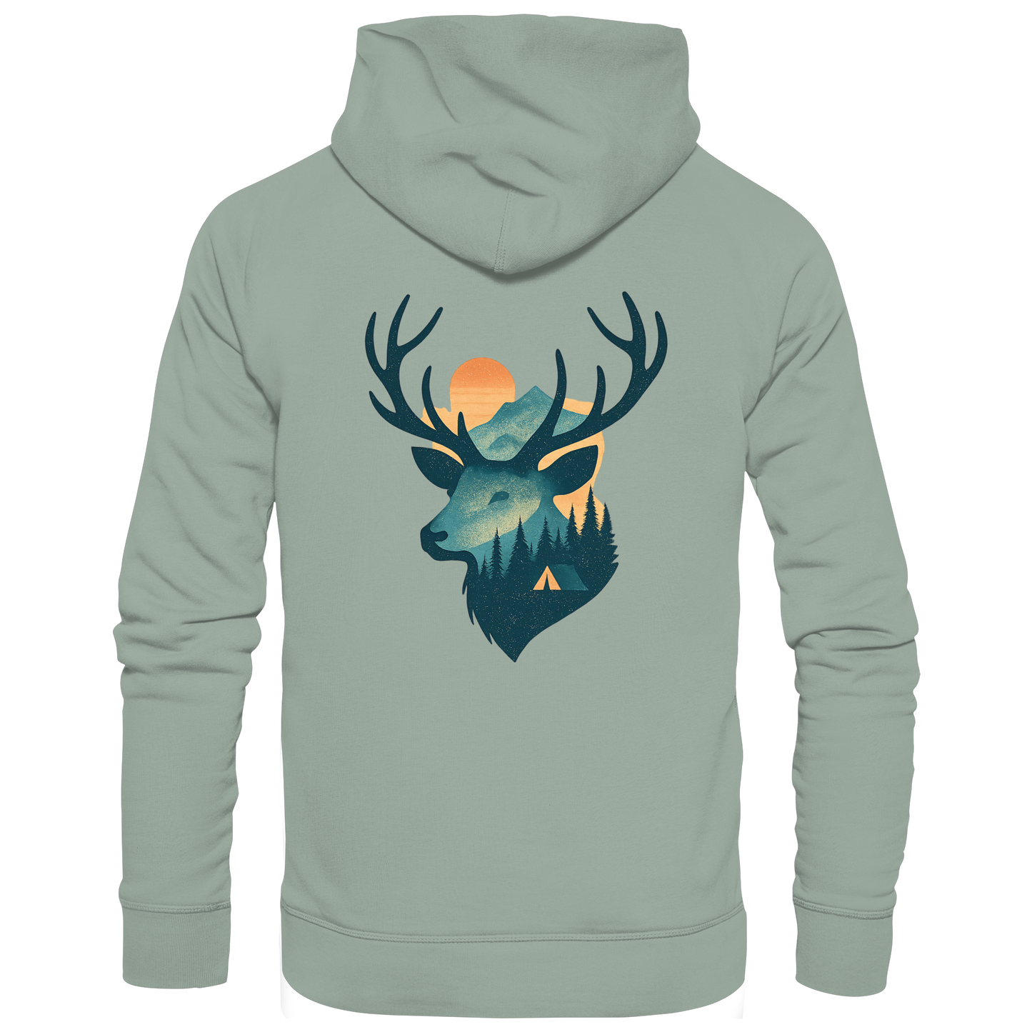 Hirsch – Strength of the Wild - Organic Hoodie